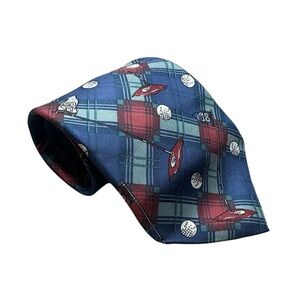 St. Andrews Gold Collection By Sooster Men's Vintage 18th Hole Silk Tie